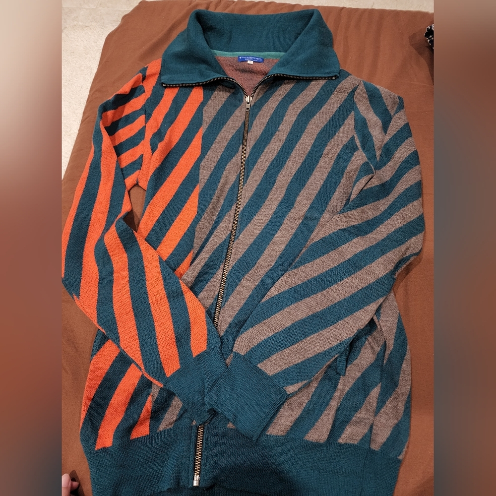 Opening Ceremony Knits Zip Sweater Stripe